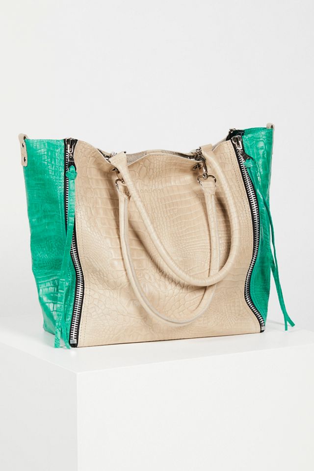 Bright Lights Leather Tote #1