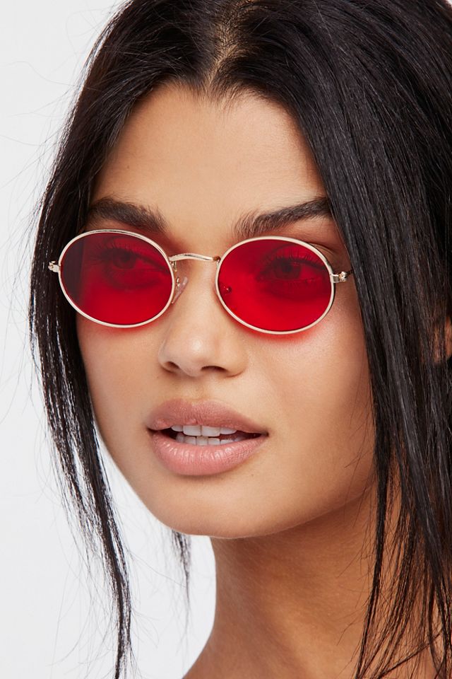 Got A Crush Oval Sunglasses #4