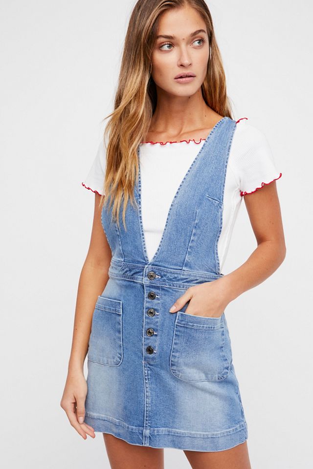 Old School Love Pinafore Dress | Free People UK