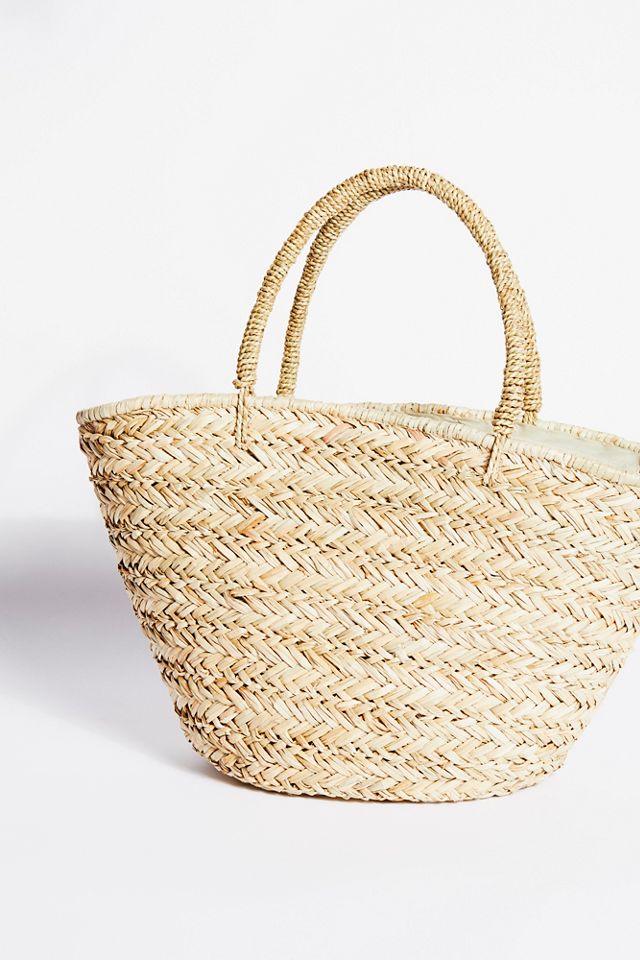Poms All Around Basket Bag #1