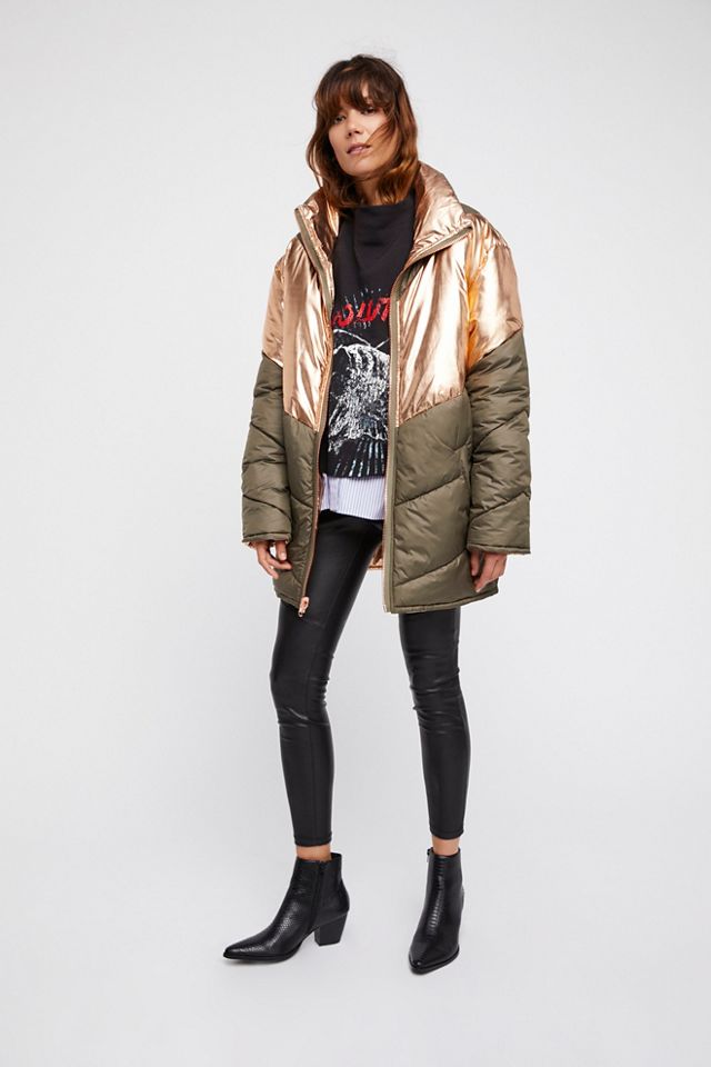 Reversible Nylon Puffer