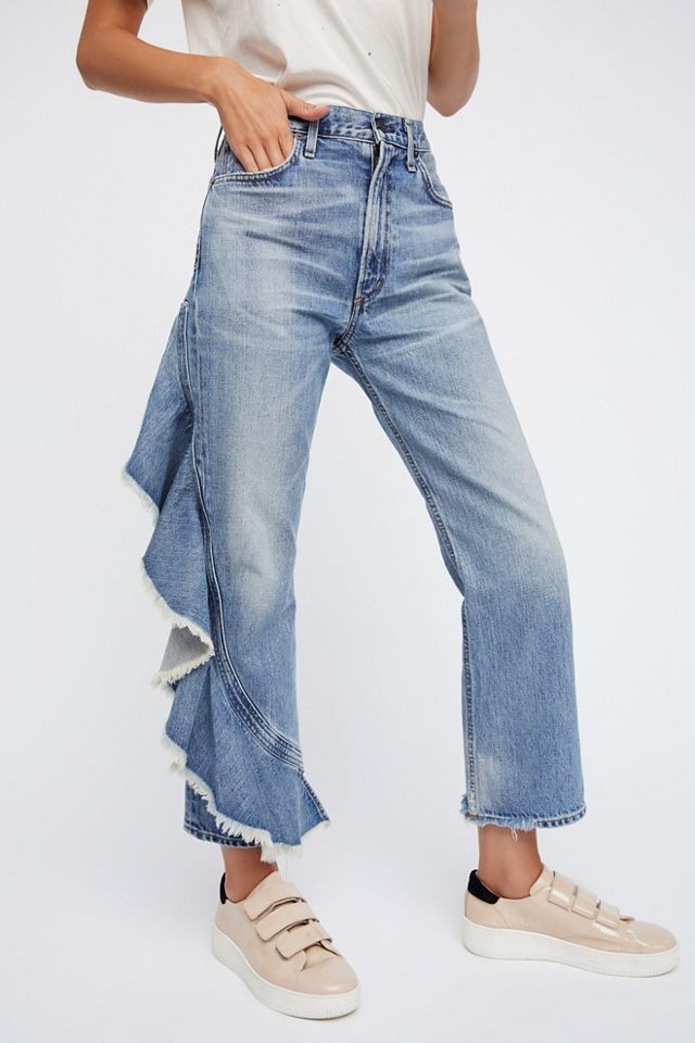 Citizens of Humanity Estella Side Ruffle Jeans #1