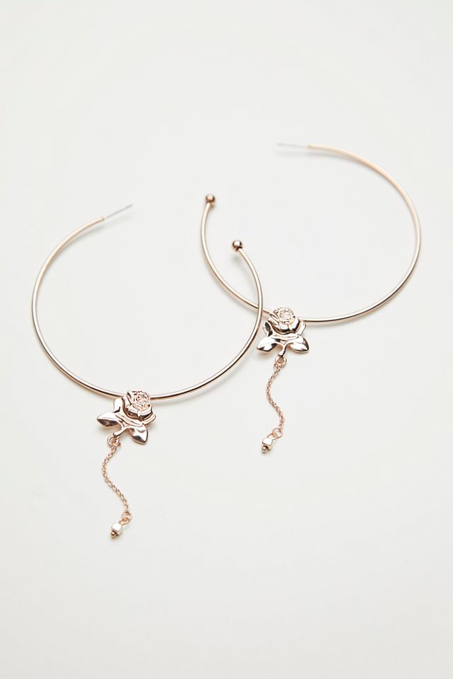 Charming Drop Hoops #1