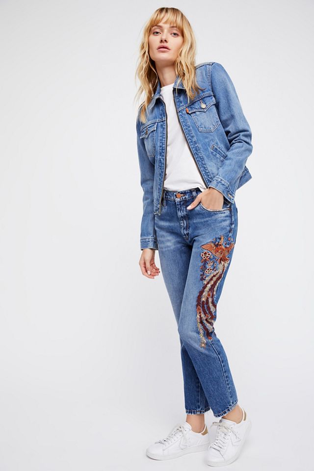 Way Back When Embroidered Jean #4