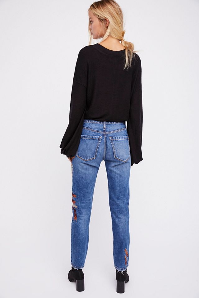 Way Back When Embroidered Jean #2
