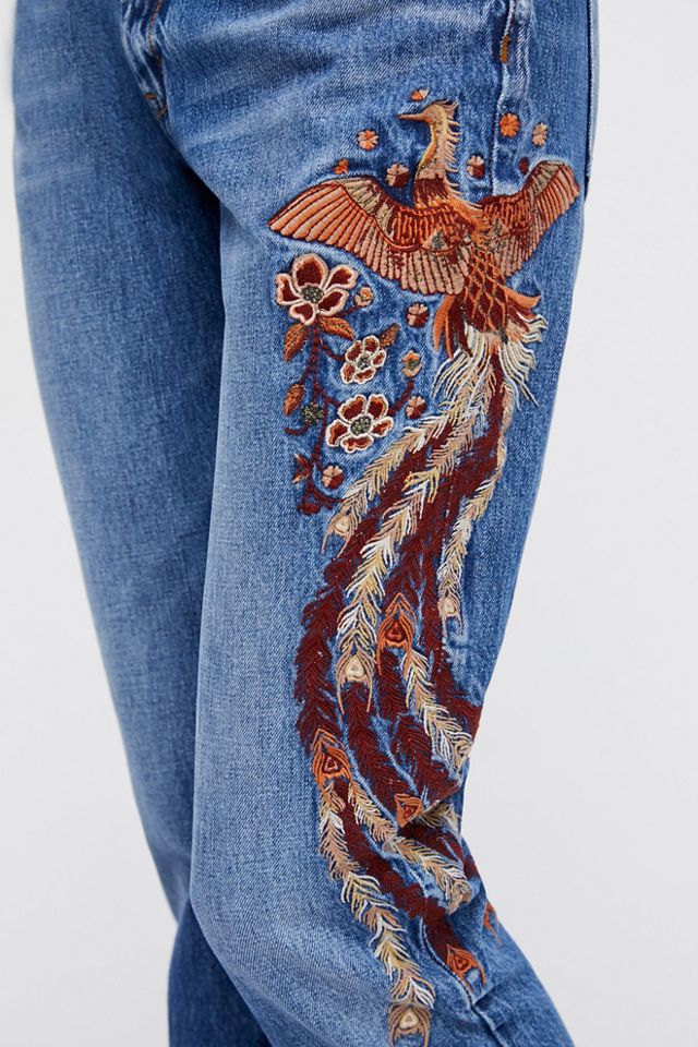 Way Back When Embroidered Jean #6
