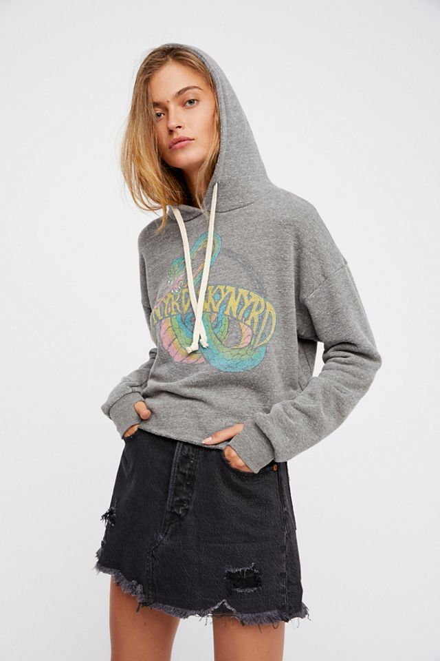 Free people cropped hoodie hot sale
