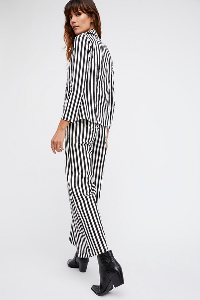 Striped Twill Suit #2