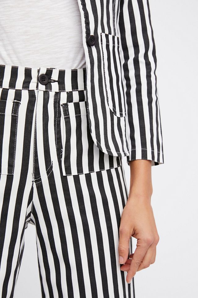 Striped Twill Suit #3