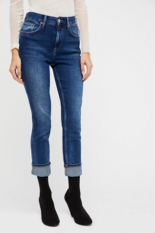 Deep Cuff Skinny Jeans | Free People