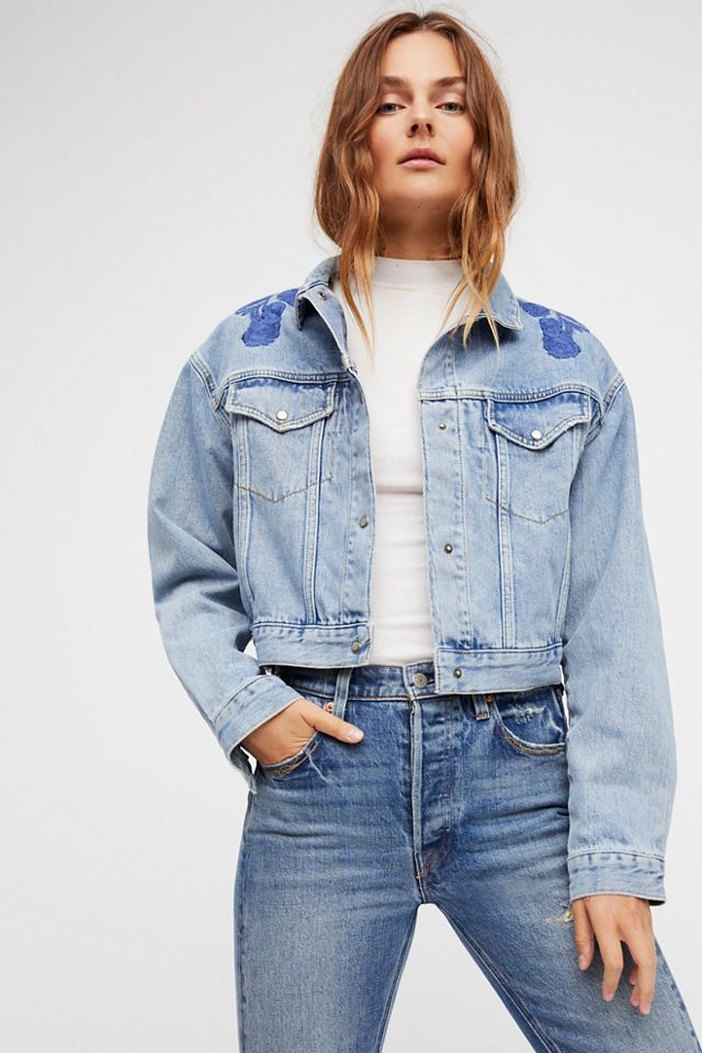 Free people hot sale jeans jacket