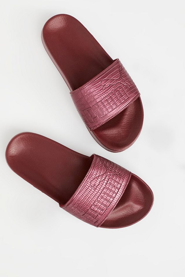 Leadcat Leather Slide Sandals