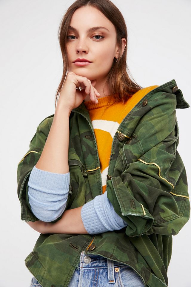 Slouchy Military Jacket #1