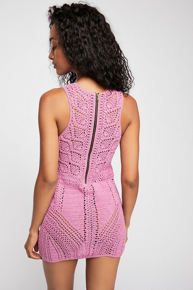 Robe courte au crochet Alora #1