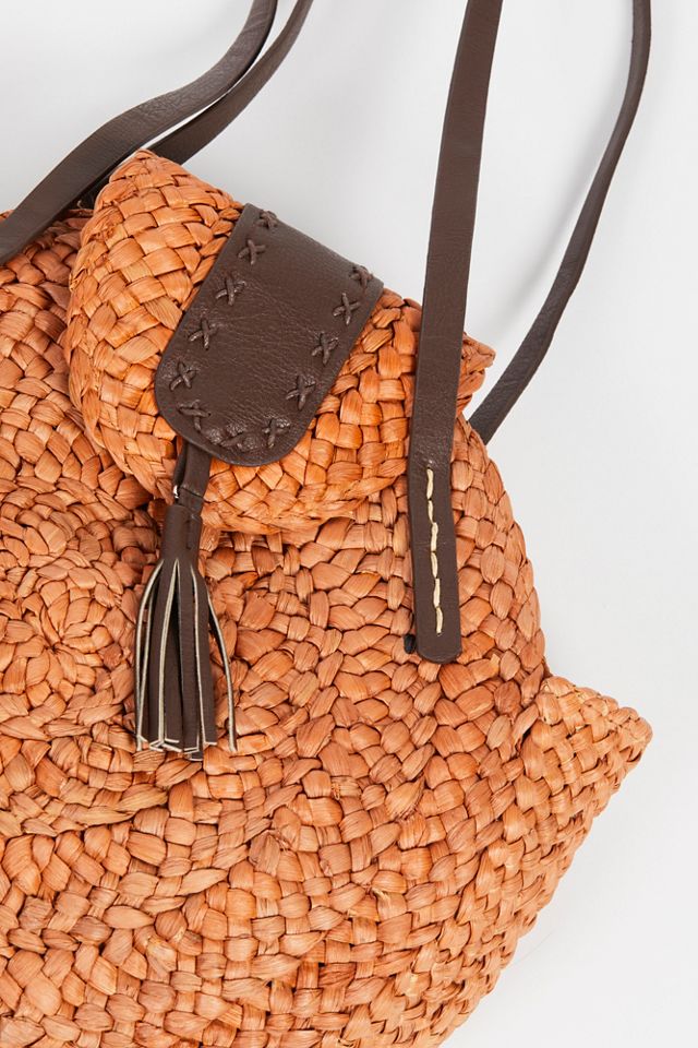 Free people hot sale straw bag