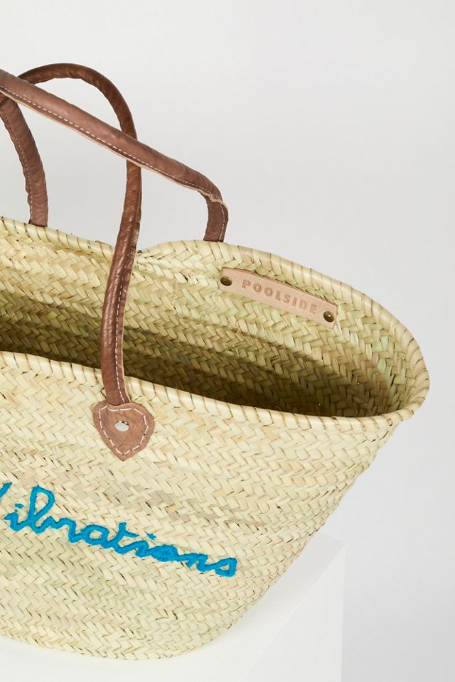 La Plage Poolside Straw Tote #4