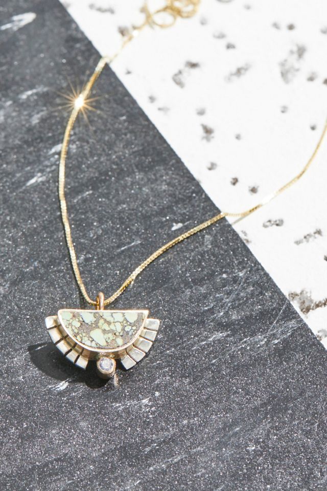 Collier diamant Half Sol 14ct. #2