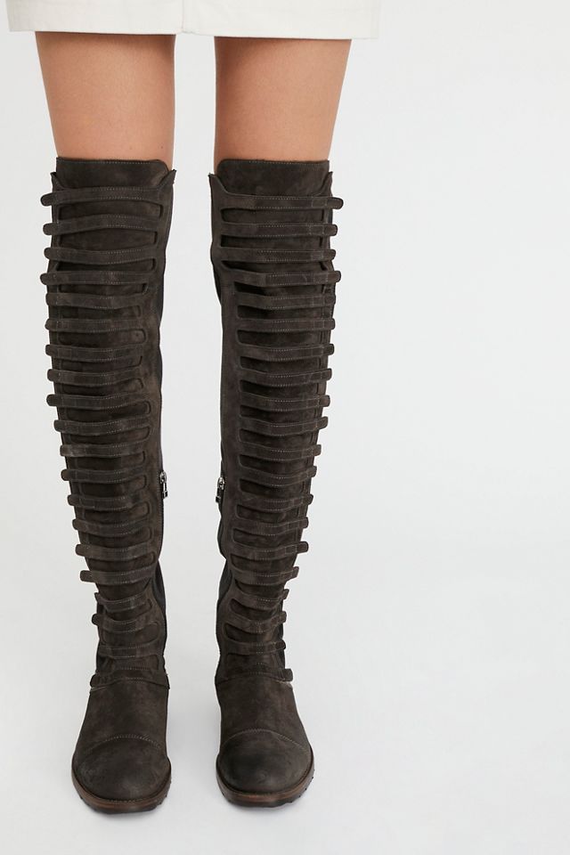 Free people over 2024 the knee boots