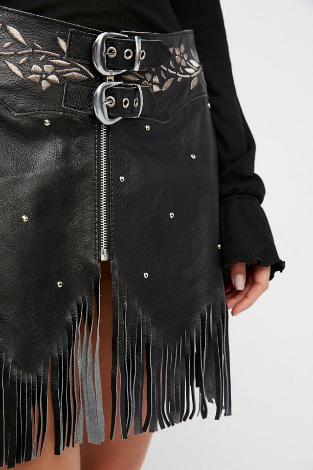 Howdy Leather Skirt #2