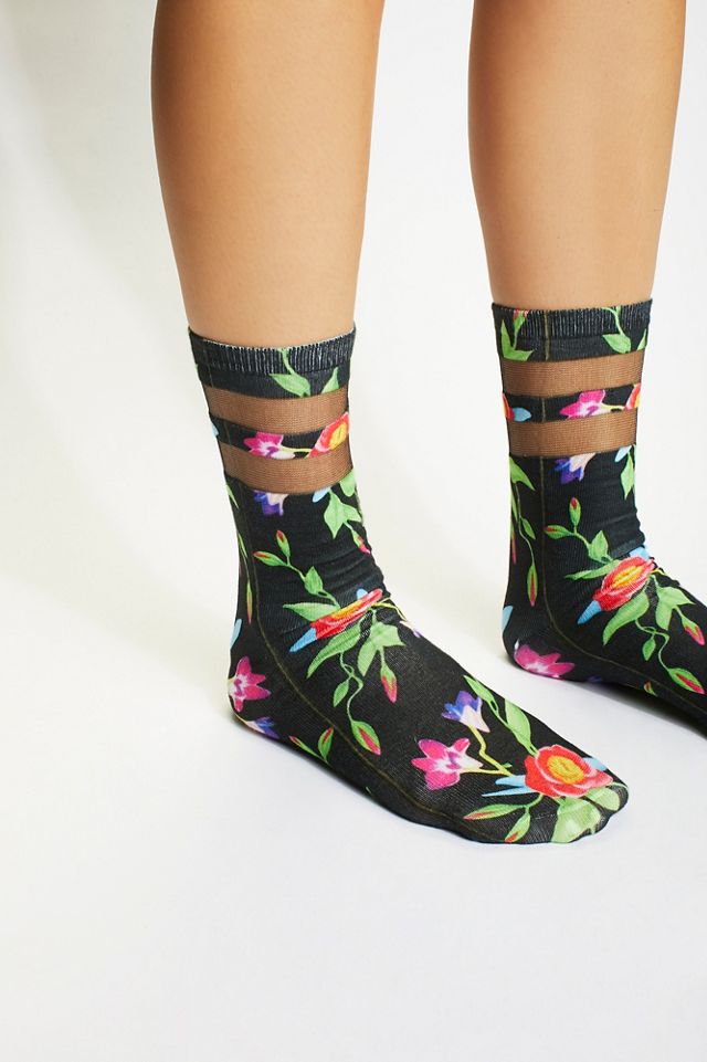 Sheer Dreamer Printed Sock #1