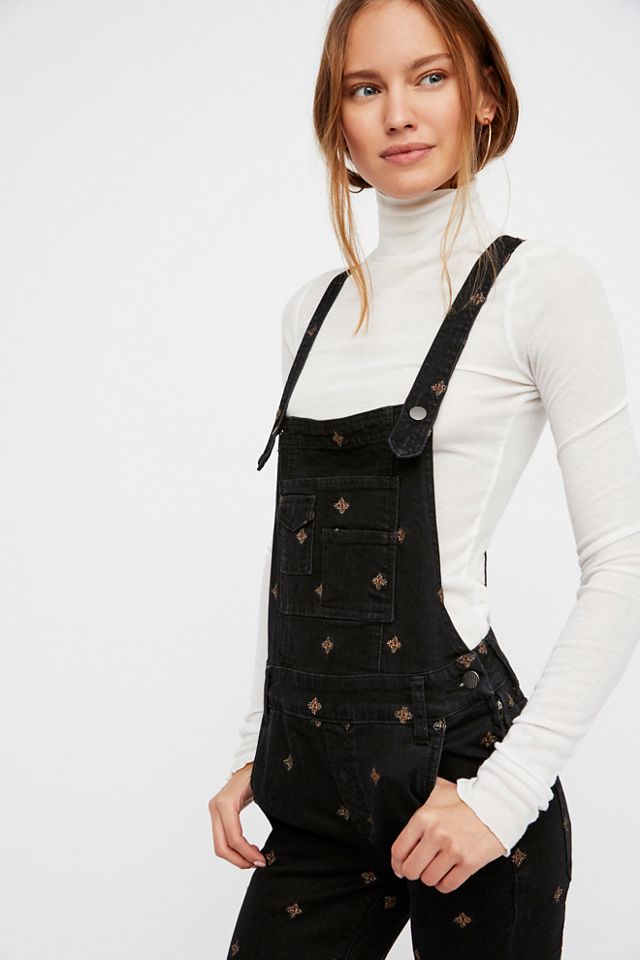 We The Free Embroidered Denim Overall #2