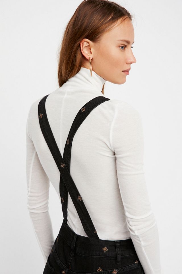 We The Free Embroidered Denim Overall #3