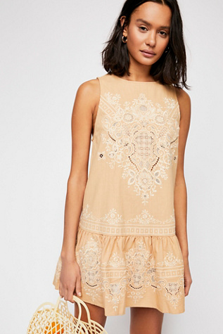 Darling Embroidered Mini Dress | Free People