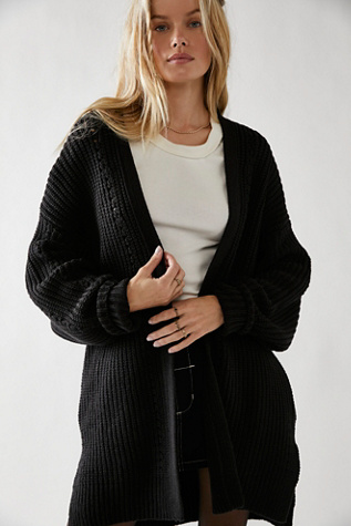 Nightingale Cardi at Free People in Black, Size: M