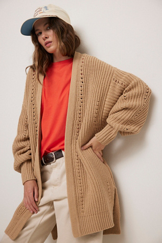 Nightingale Cardi At Free People In Whey, Size: XS