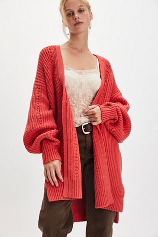Cardigan Free People Multicolore Taille L - Occasion Très Bon État
