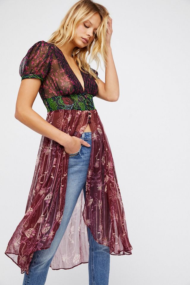 Free people maxi sales top