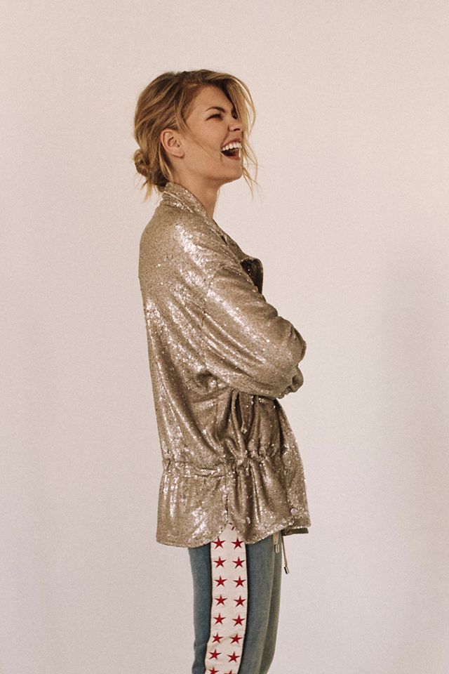 Free people sequin jacket store