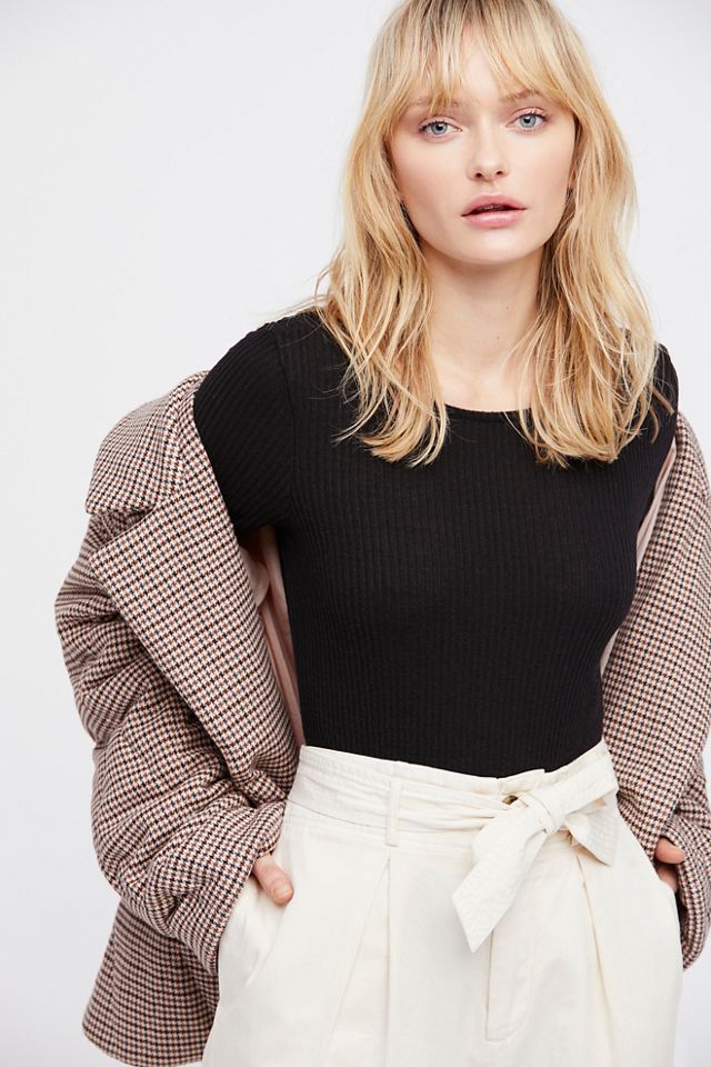 Natalie Longsleeve Scoop Back Bodysuit #2