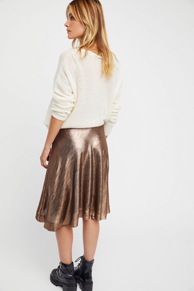 Rebel Muse Metallic Skirt #1