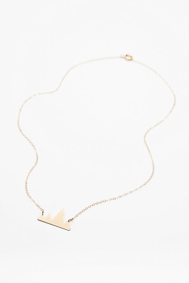 Mini Mountain Delicate Necklace #2