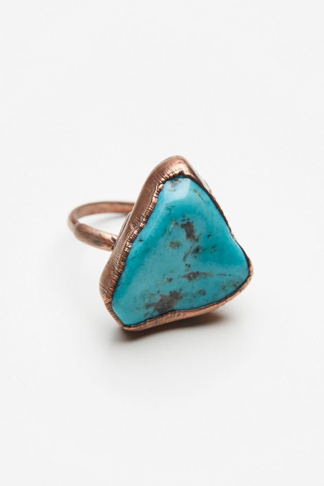 Turquoise Electroform Ring #1