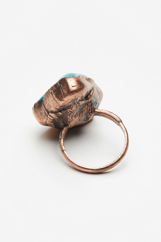 Turquoise Electroform Ring #2