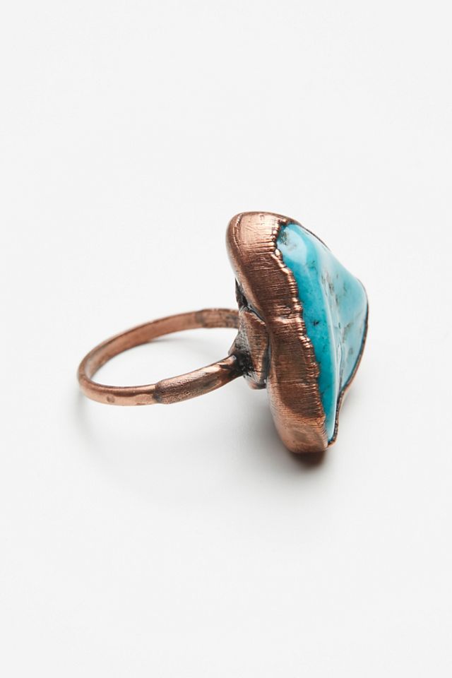 Turquoise Electroform Ring #3