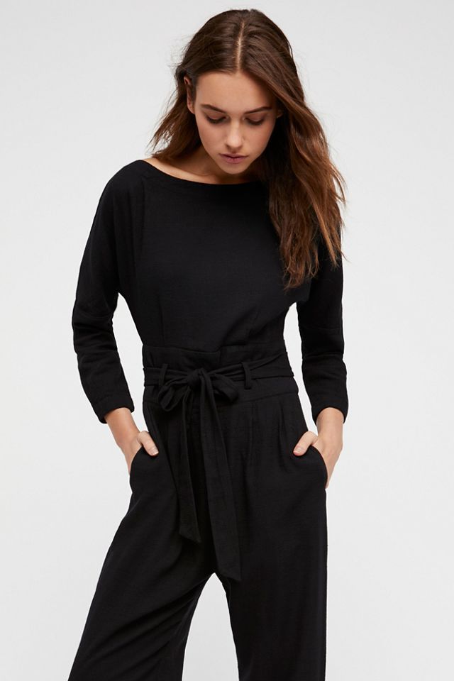 Biffy Belted One-Piece Jumpsuit