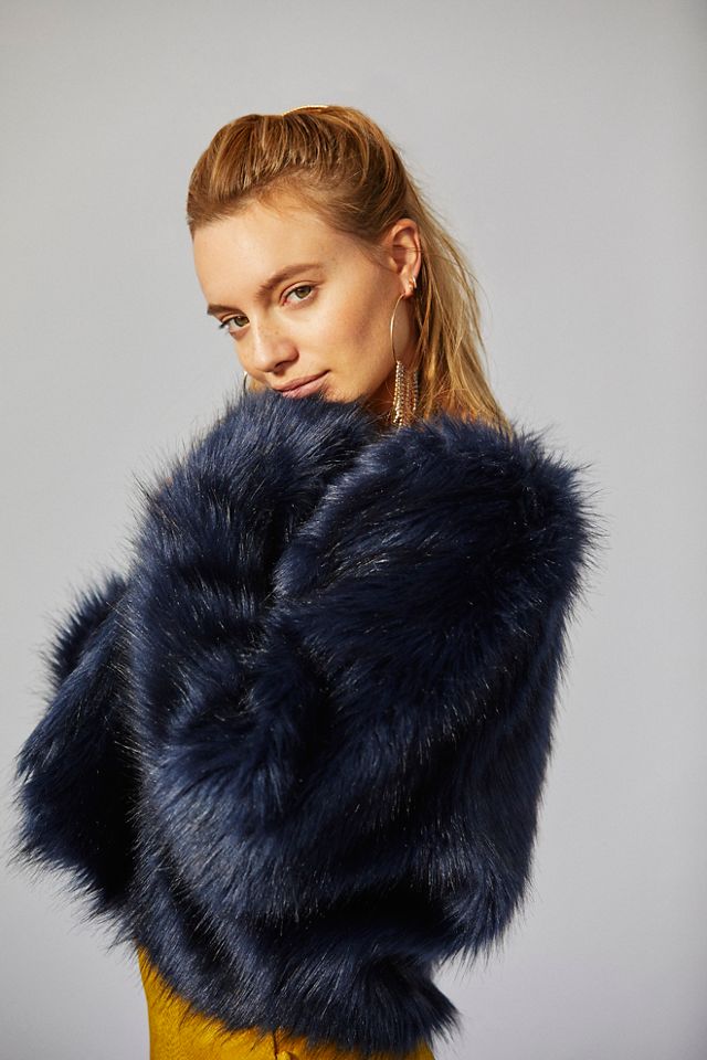 Free people 2024 faux fur vest