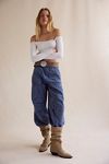 Textured Long Sleeve Crop