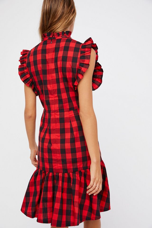 Plaid Drop Waist Dress #2