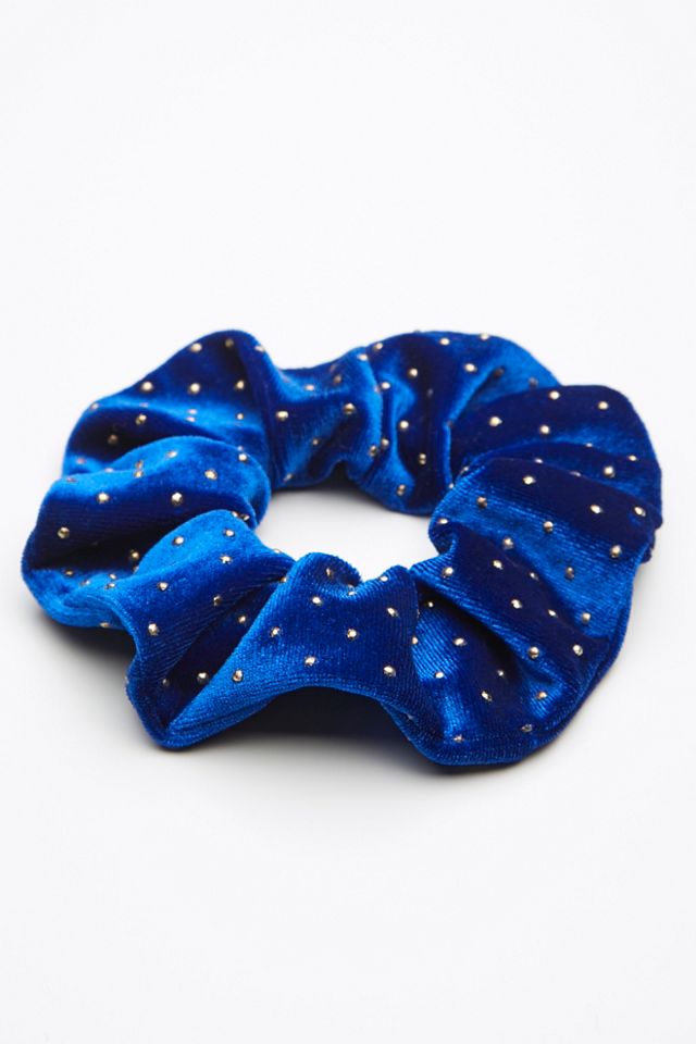 Studded Velvet Scrunchie #1