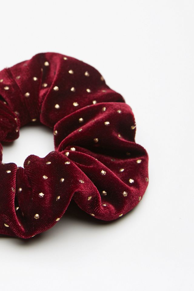 Studded Velvet Scrunchie #2