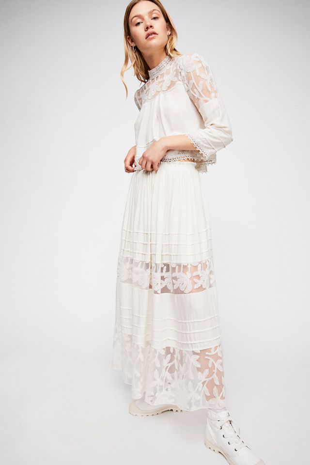 free people montana sunset midi dress Sunset Mesh Midi Skirt