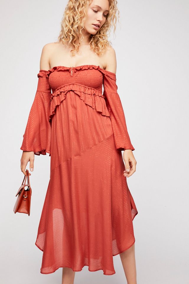 Spell florence cheap midi dress