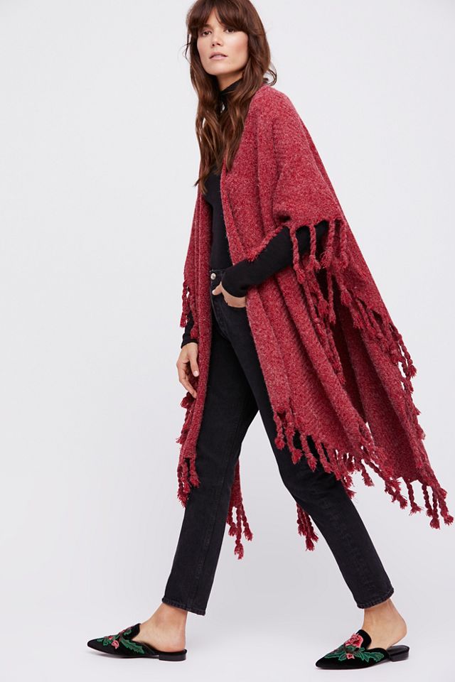 Honey Bear Fringe Kimono | Free People