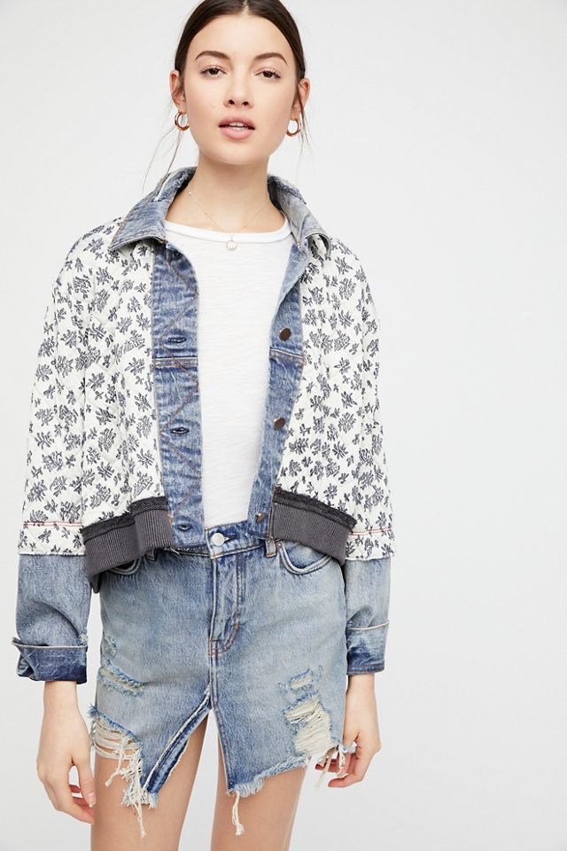 Ditsy Denim Jacket #3