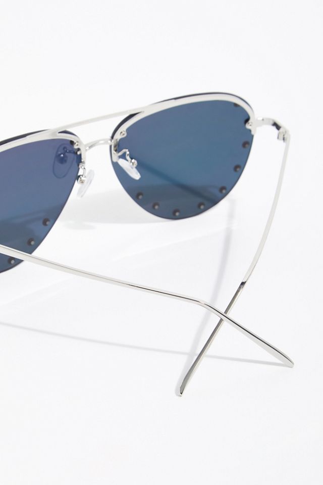 Star Struck Studded Aviator Sunglasses #3