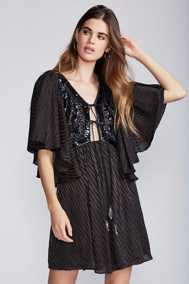 Free people shop embellished mini dress